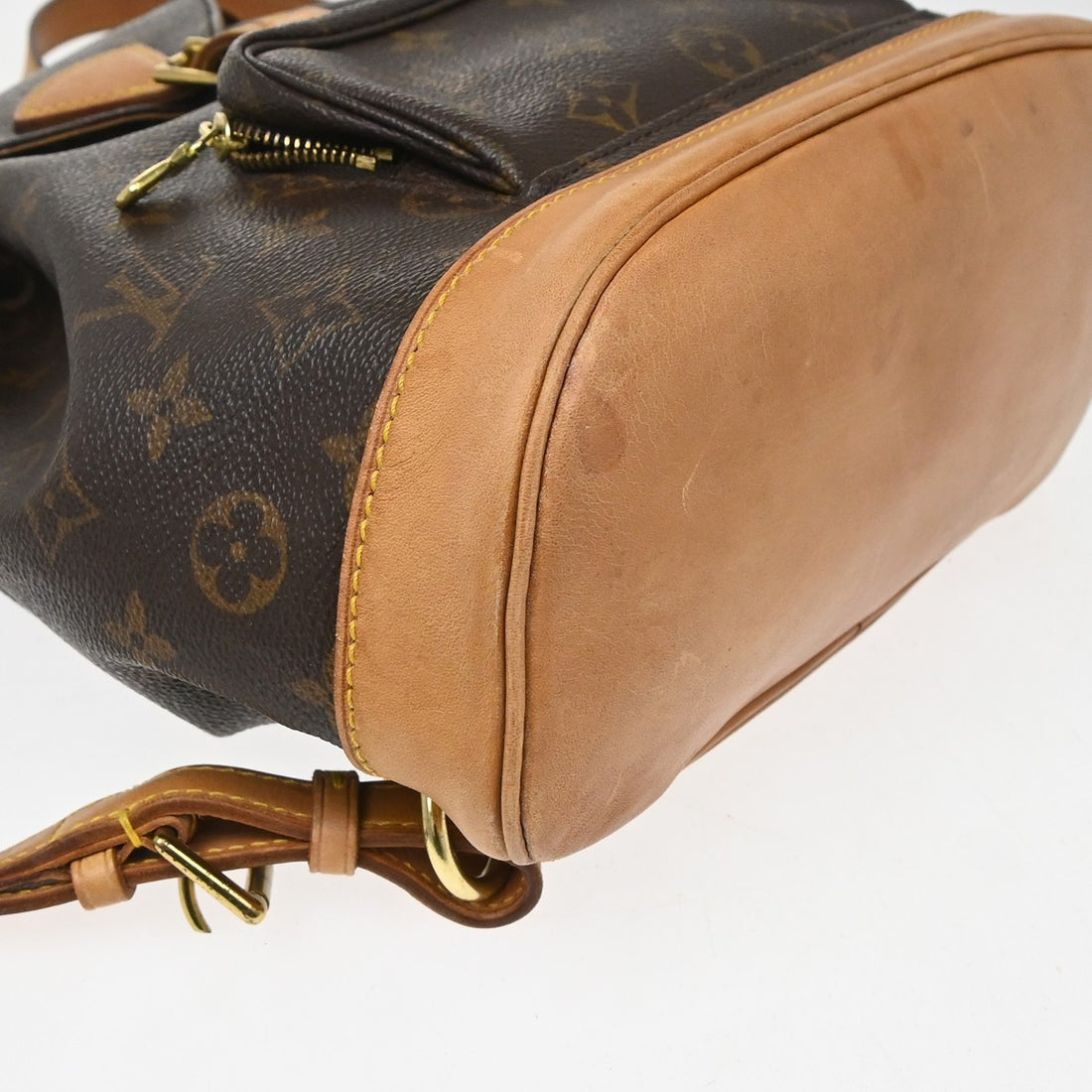 Zaino Louis Vuitton Montsouris MM Vintage in Tela Monogram