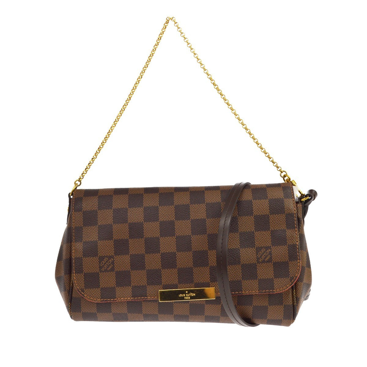 Louis Vuitton Damier Favorite MM Shoulder Bag Vintage