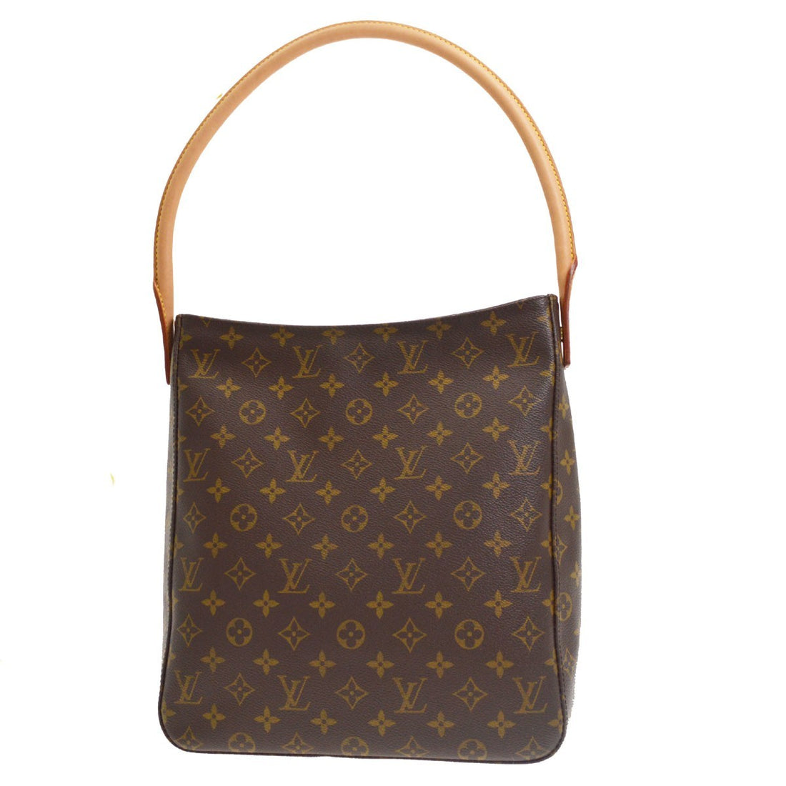 Borsa Louis Vuitton Looping GM Shoulder Bag Monogram Vintage in Monogram Canvas Marrone