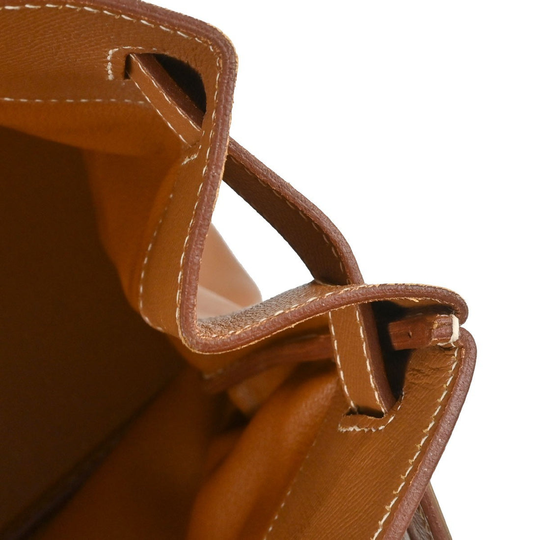 Borsa Hermès Gold Courchevel HAC Haut a Courroies 40 Handbag Vintage in Pelle Courchevel Gold