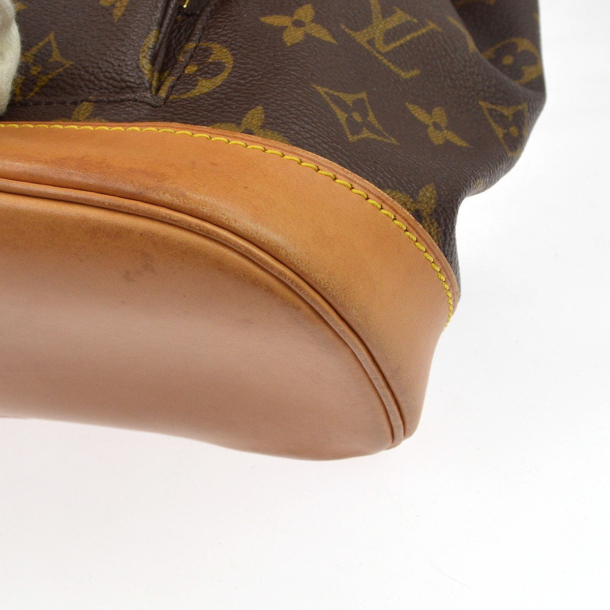 Borsa Louis Vuitton Montsouris MM Vintage in Tela Monogram Marrone