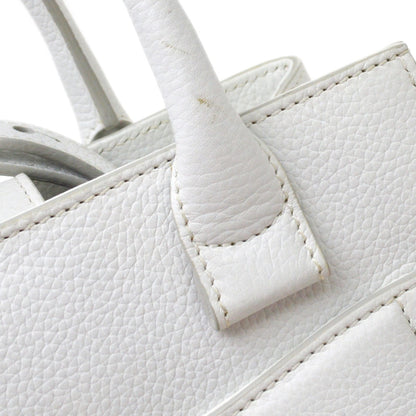 Chanel White Calfskin 2way Handbag