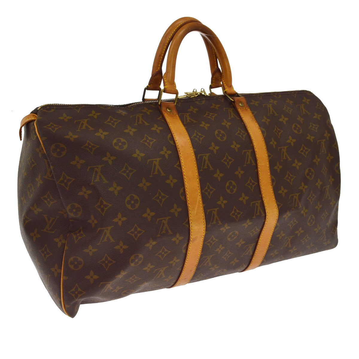 Louis Vuitton Keepall 50 Travel Handbag Monogram