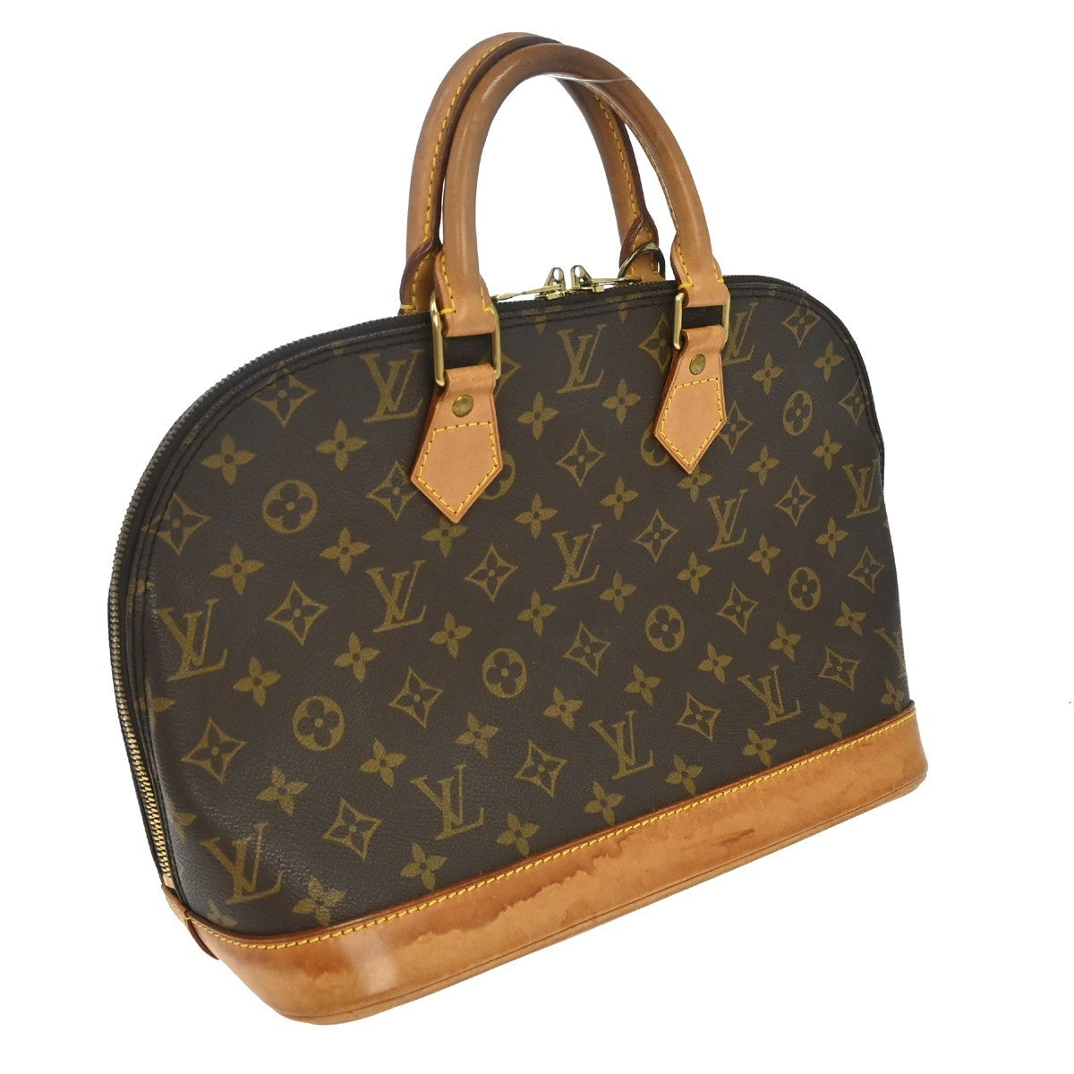 Louis Vuitton Alma Handbag Monogram Autentica