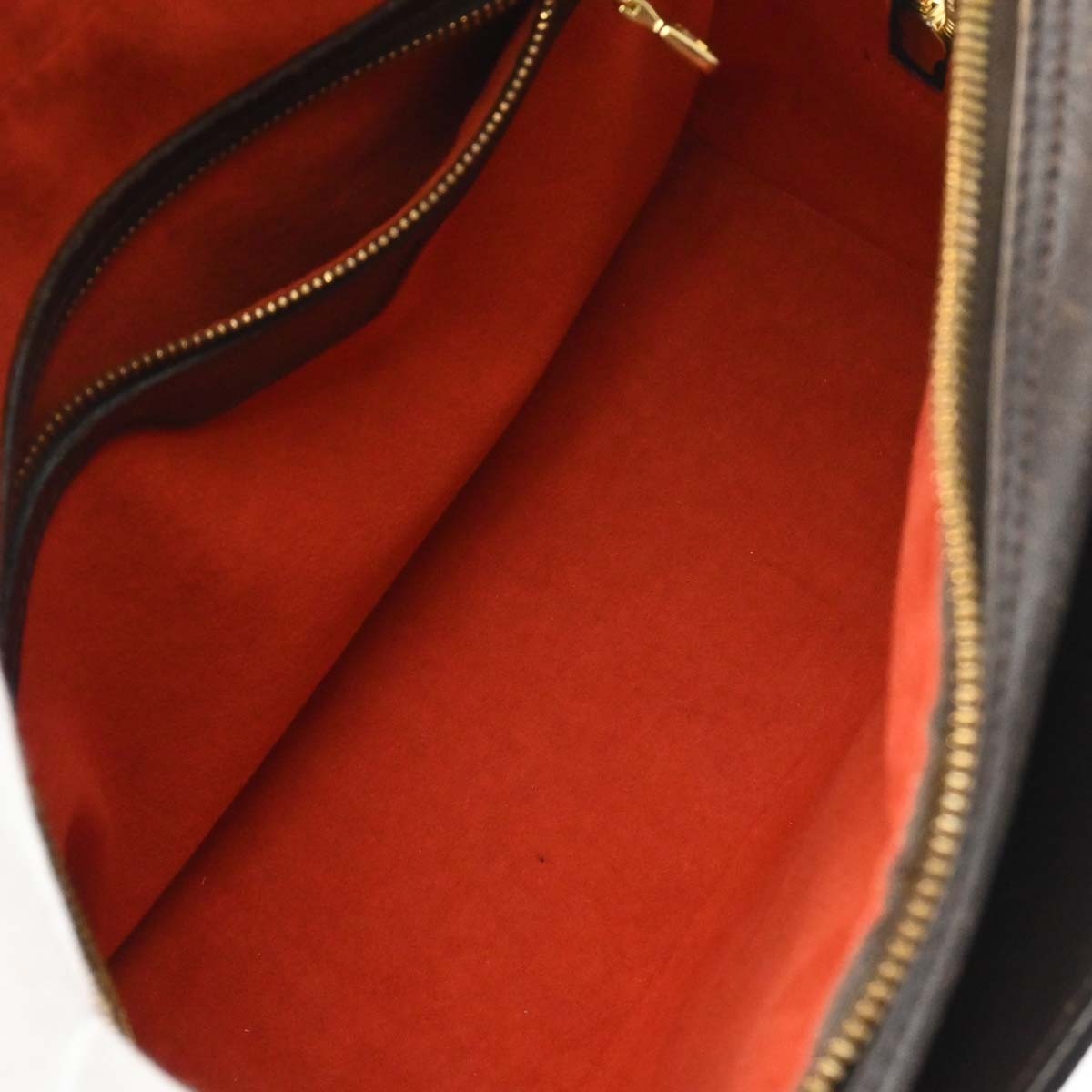 Louis Vuitton Triana Handbag Damier Canvas Ebene