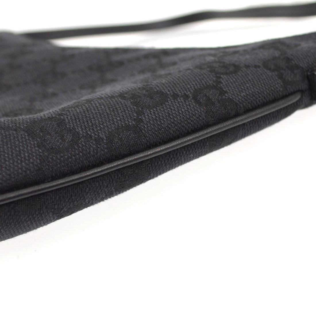 Gucci Black GG Shoulder Bag Vintage