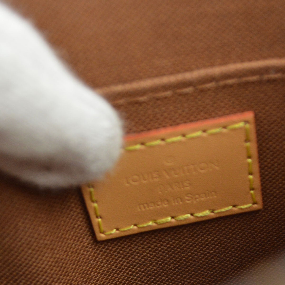 Louis Vuitton Monogram Petit Sac Plat Tote Handbag