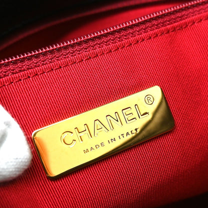 Chanel Black Lambskin 19 Large 2way Handbag