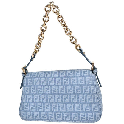 Borsa Fendi Zucchino Vintage in Tela Blu