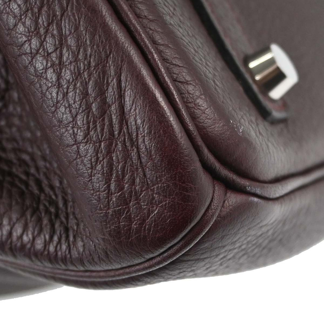 Borsa Hermès Birkin 35 Vintage in Pelle Togo Bordeaux