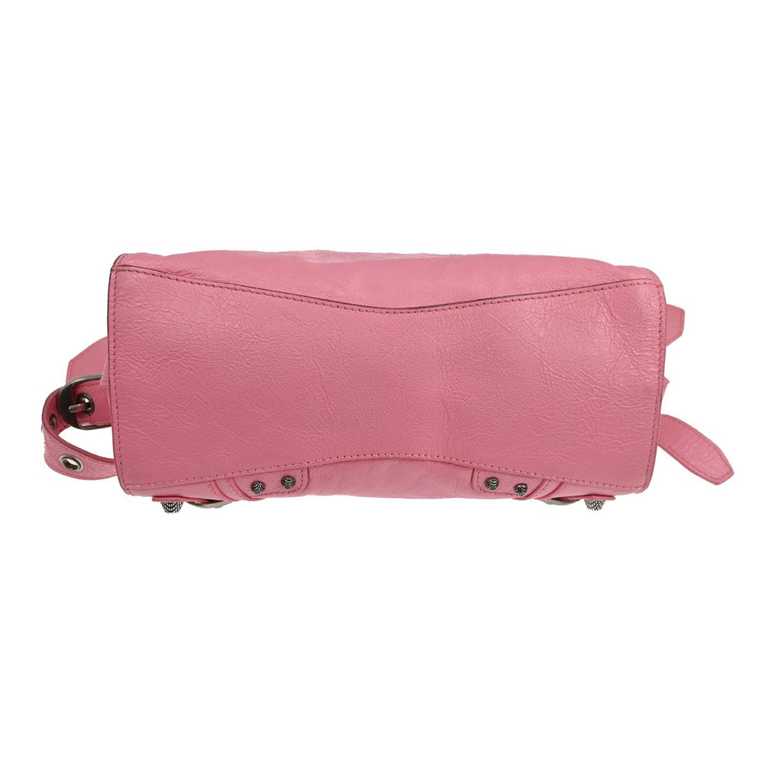 Borsa Balenciaga Neo Cagole City XS Vintage in Pelle Rosa