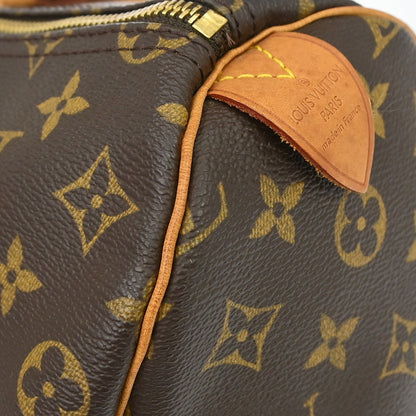 Louis Vuitton Speedy 35 Handbag Purse Monogram Iconica