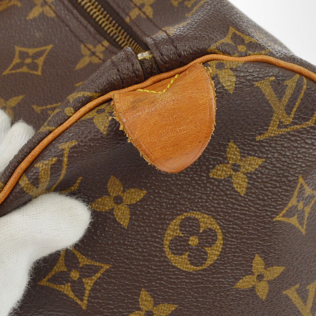 Borsa Louis Vuitton Speedy 40 Vintage in Tela Monogram e Pelle Marrone — Rif. VI438