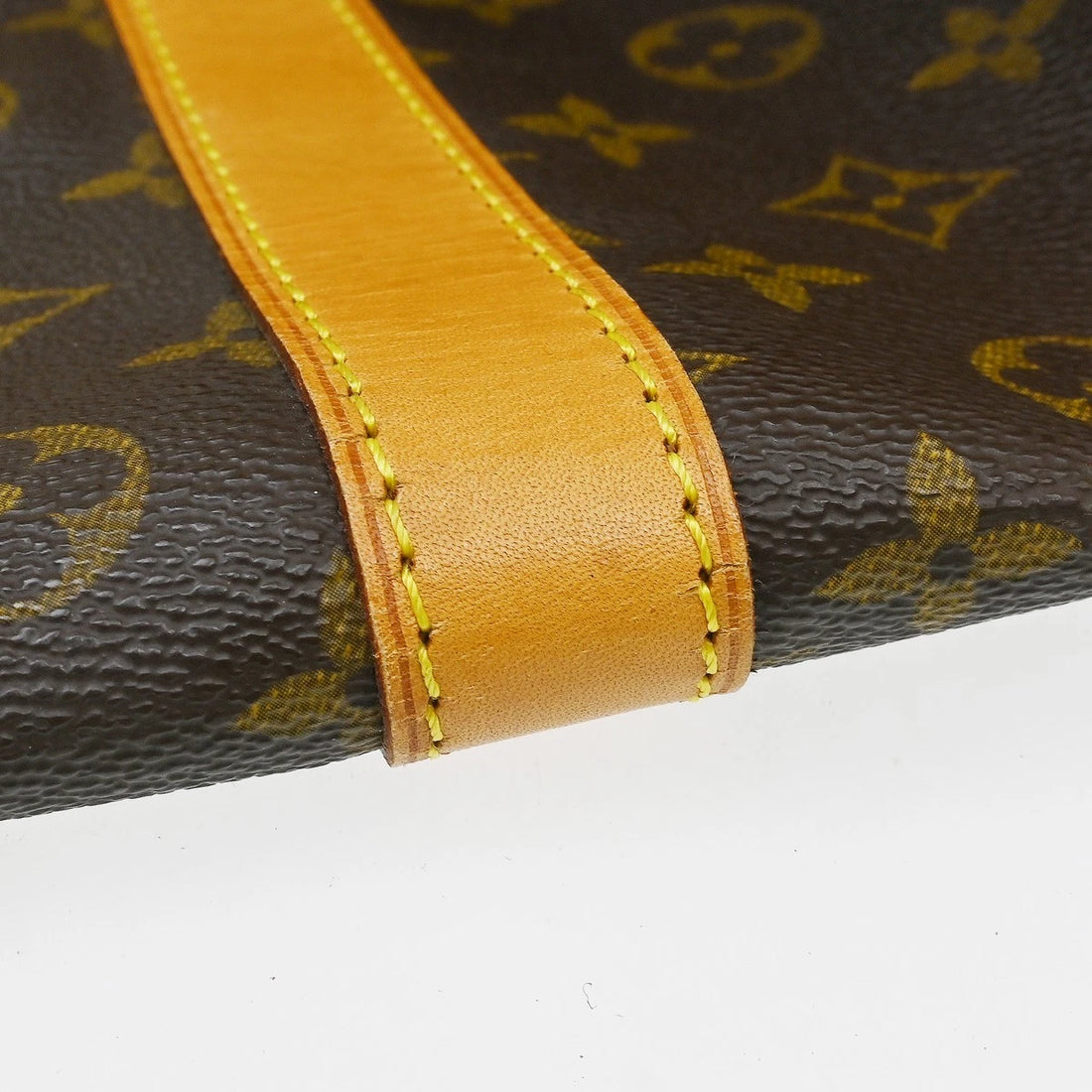 Borsa Louis Vuitton Monogram Keepall Bandouliere 60 Bag Vintage in Monogram Canvas, Leather Marrone