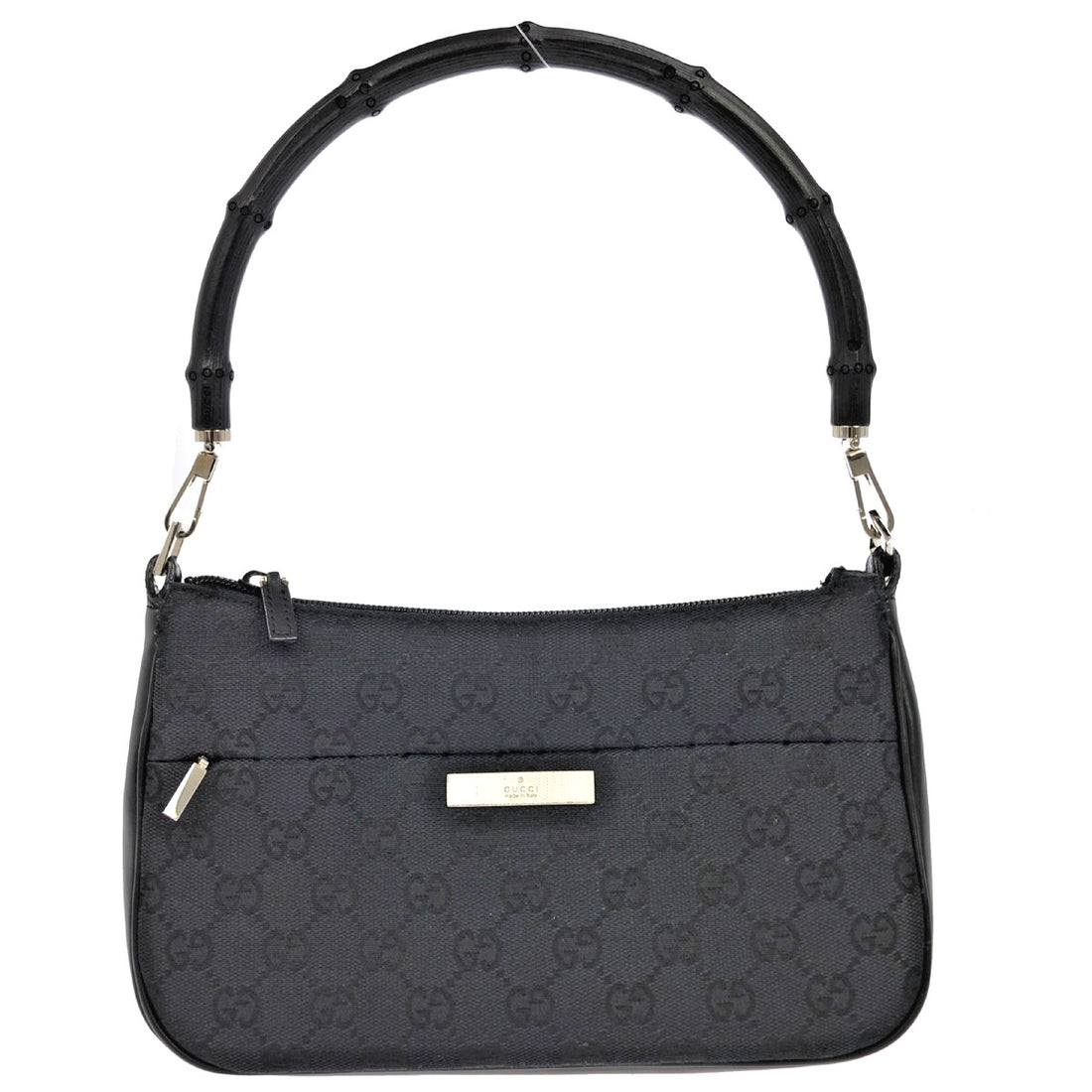 Borsa Gucci Bamboo Vintage in Pelle Nera