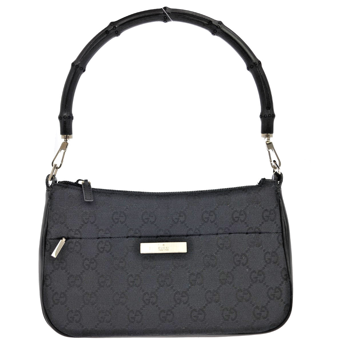 Borsa Gucci Bamboo Vintage in Pelle Nera
