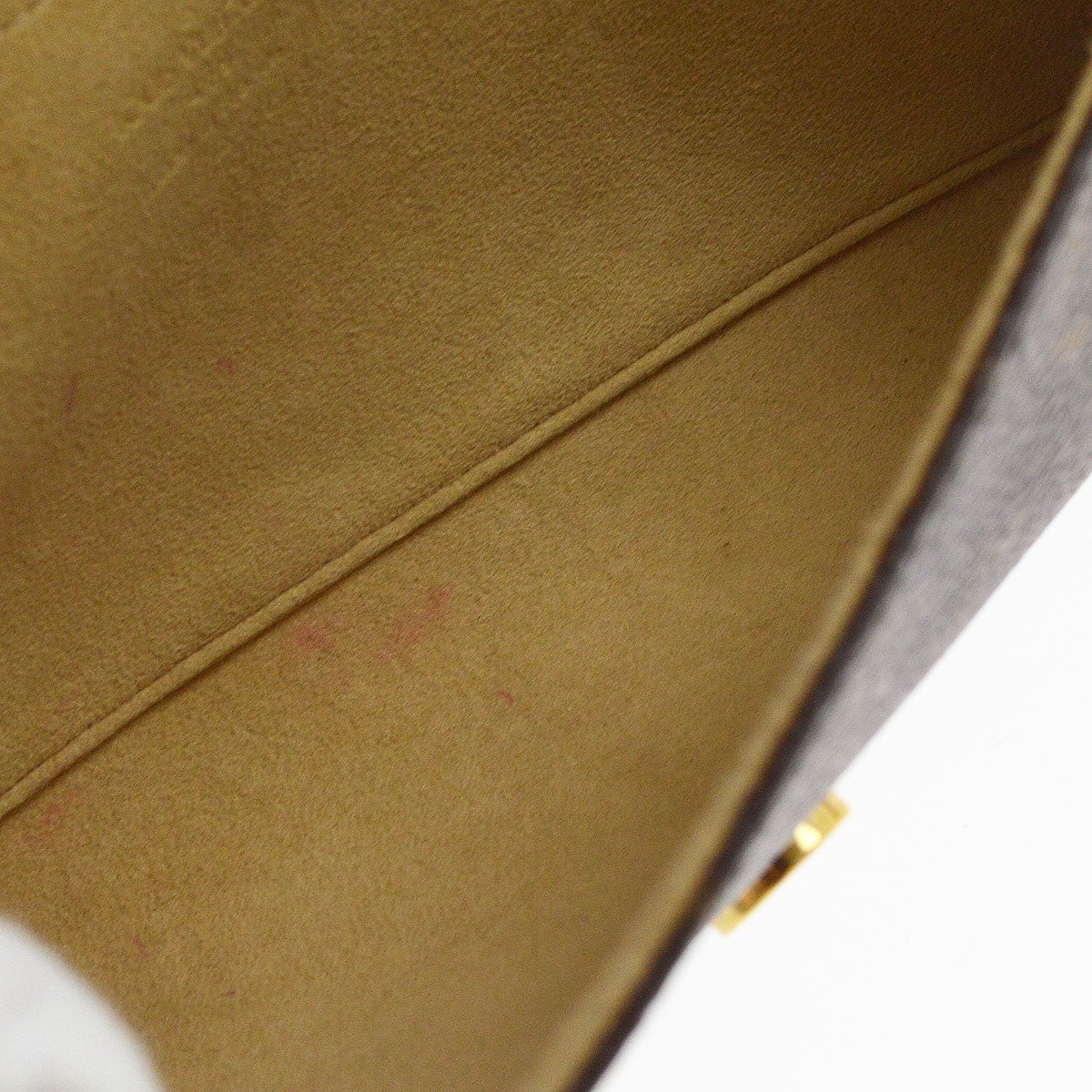 Borsa Louis Vuitton Pochette Twin GM Vintage in Tela Monogram Marrone