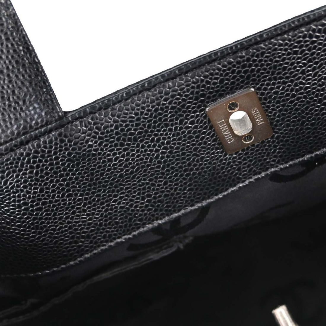 Borsa Chanel Tote 2way Vintage in Pelle di Vitello Nera