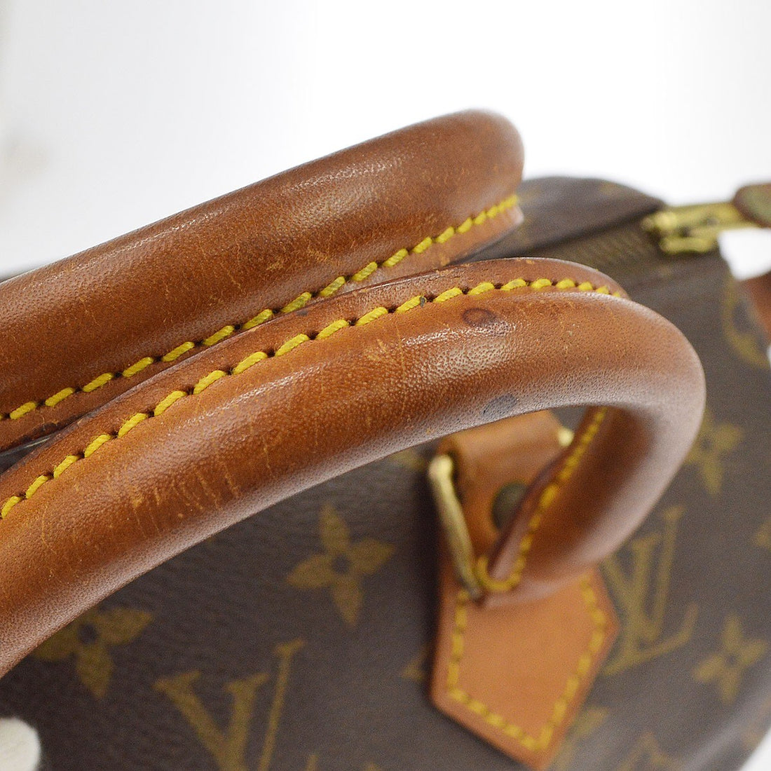 Borsa Louis Vuitton Speedy 25 Vintage in Pelle e Tela Monogram Marrone