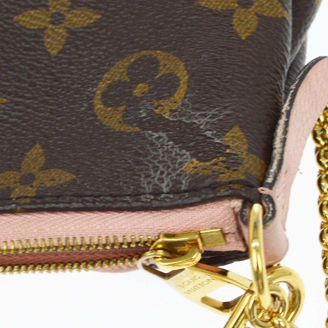 Pochette Louis Vuitton Pallas Vintage in Tela Monogram