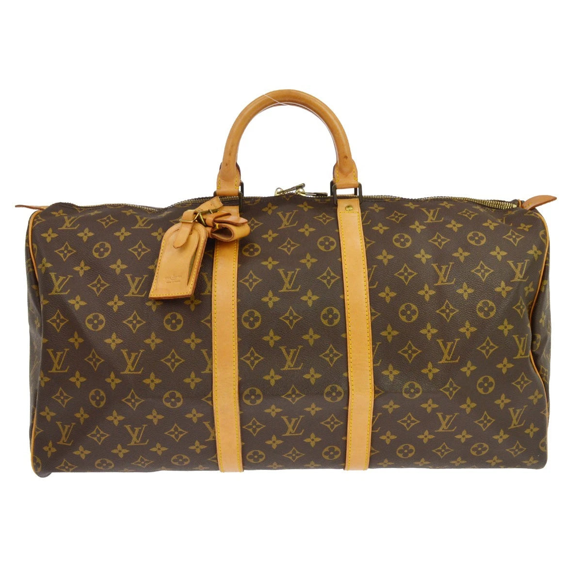 Louis Vuitton Monogram Keepall 55 Travel Duffle Bag