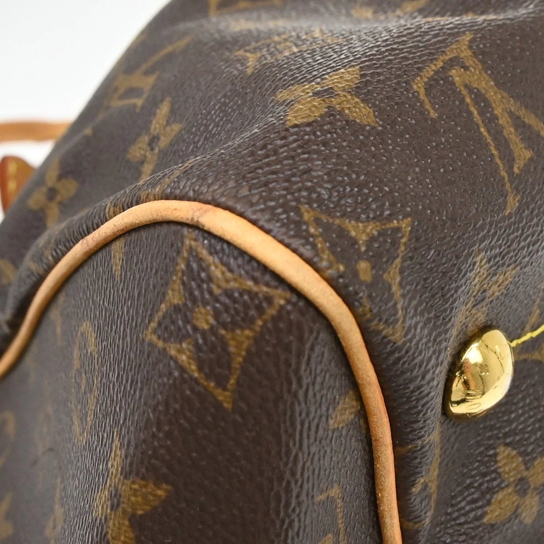 Borsa Louis Vuitton Monogram Tivoli GM Handbag Vintage in Monogram Canvas, Leather Marrone