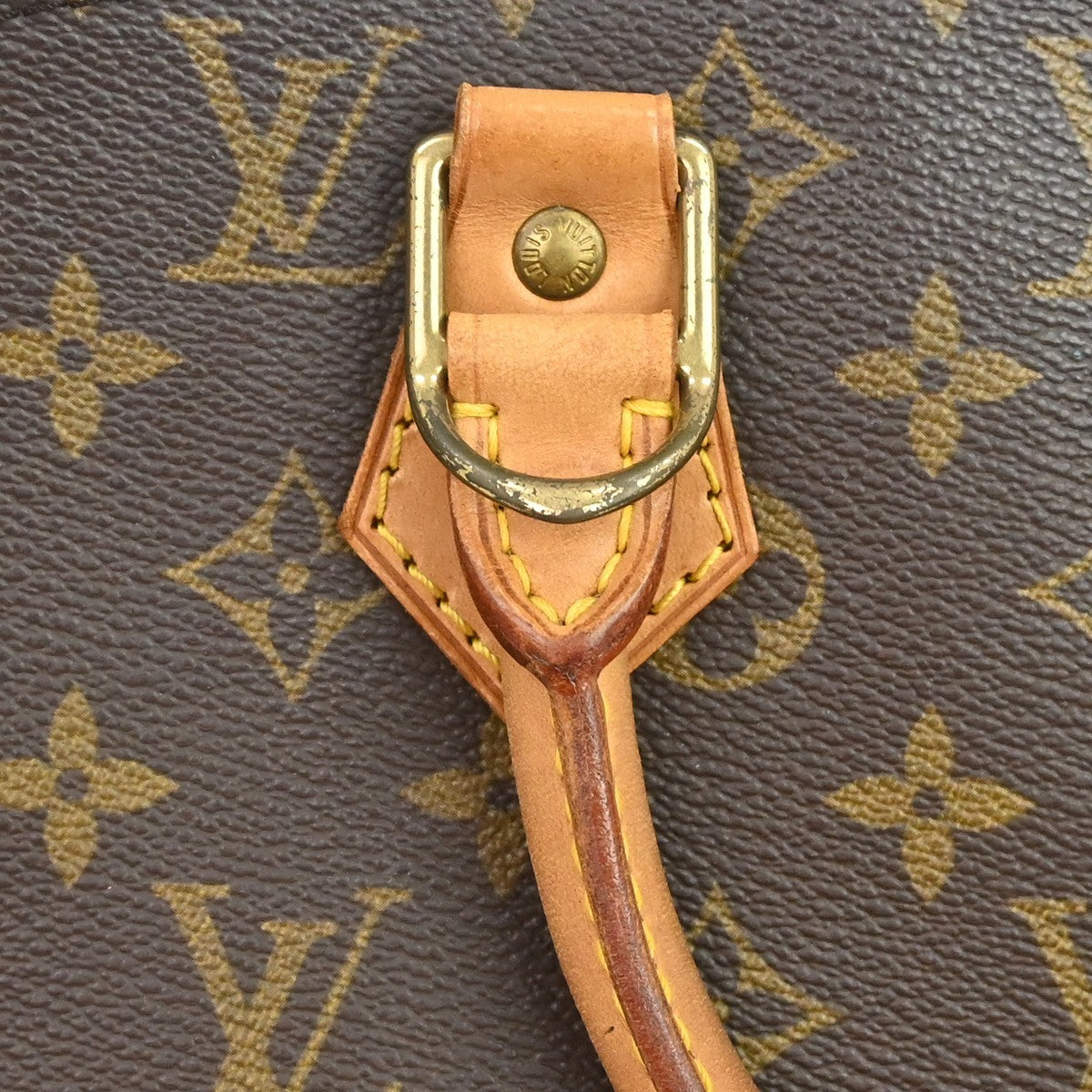 Louis Vuitton Alma Handbag Monogram Autentica