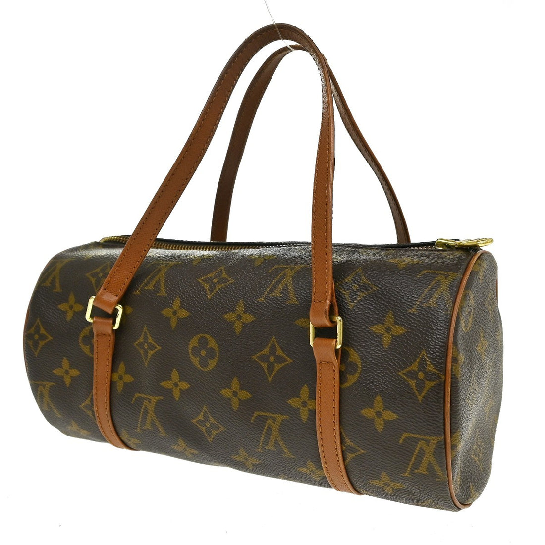 Borsa Louis Vuitton Papillon 26 Handbag Monogram Vintage in Monogram Canvas Marrone