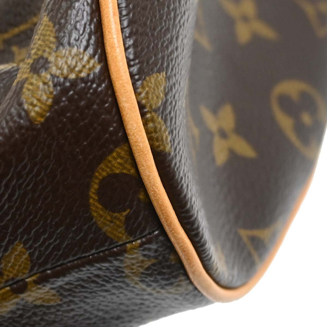 Borsa Louis Vuitton Monogram Theda PM Handbag Vintage in Monogram Canvas, Pelle Marrone