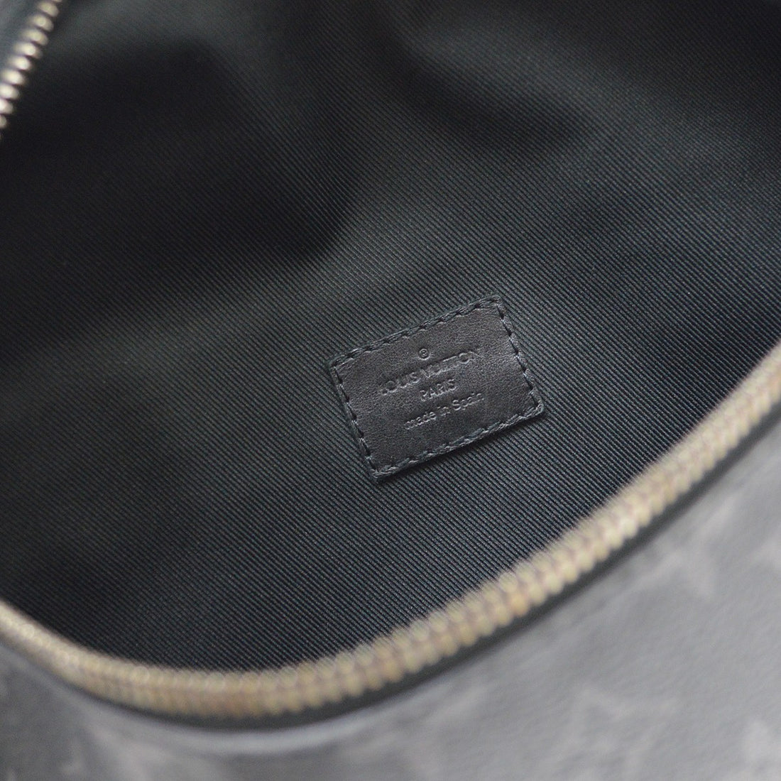 Louis Vuitton Discovery PM Vintage Belt Bag in Black Monogram Shadow Leather