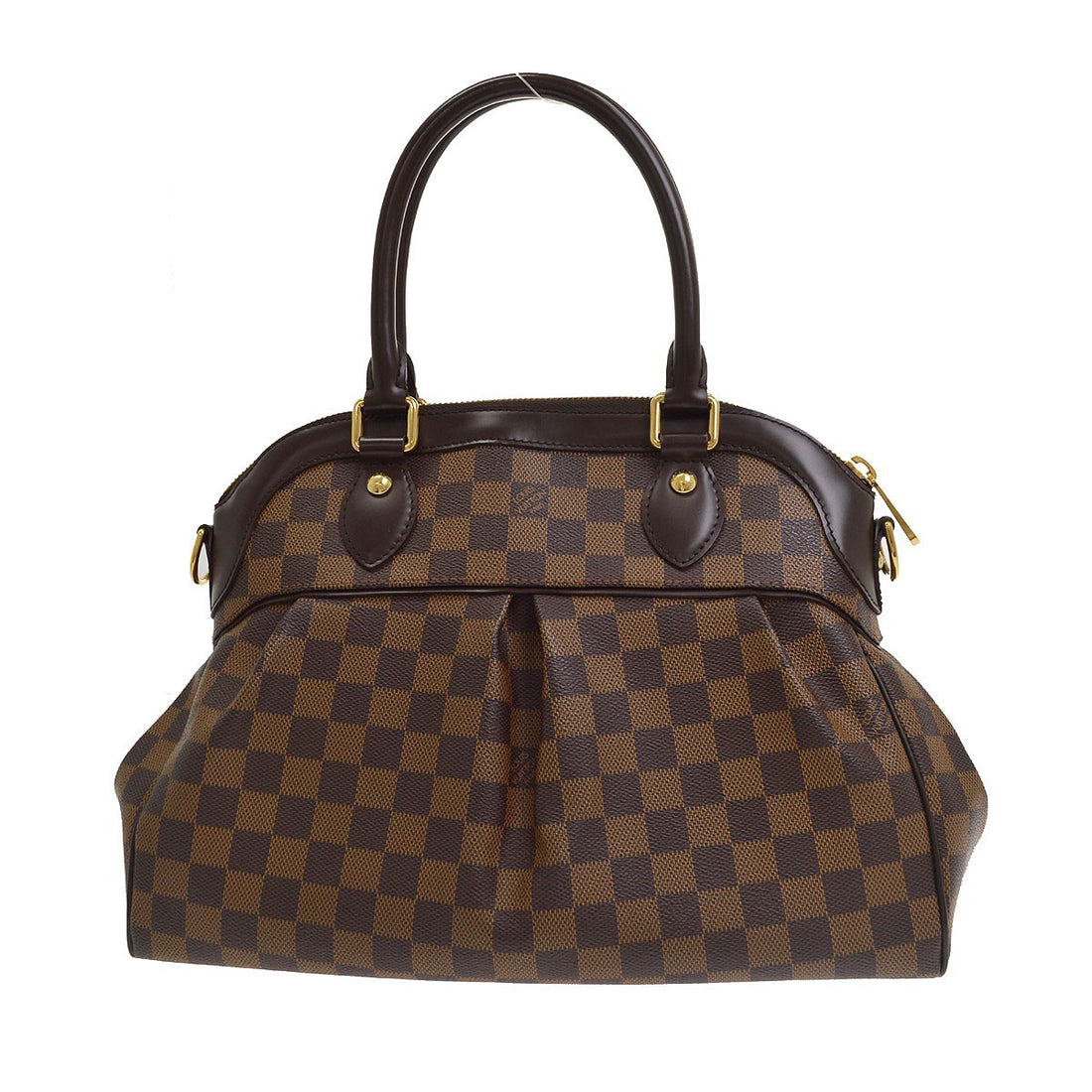Borsa Louis Vuitton Damier Trevi PM 2way Shoulder Handbag Vintage in Damier Canvas Marrone