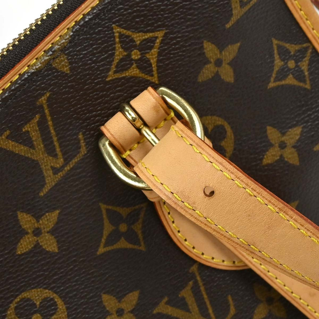 Borsa Louis Vuitton Popincourt Haut Vintage in Tela Monogram