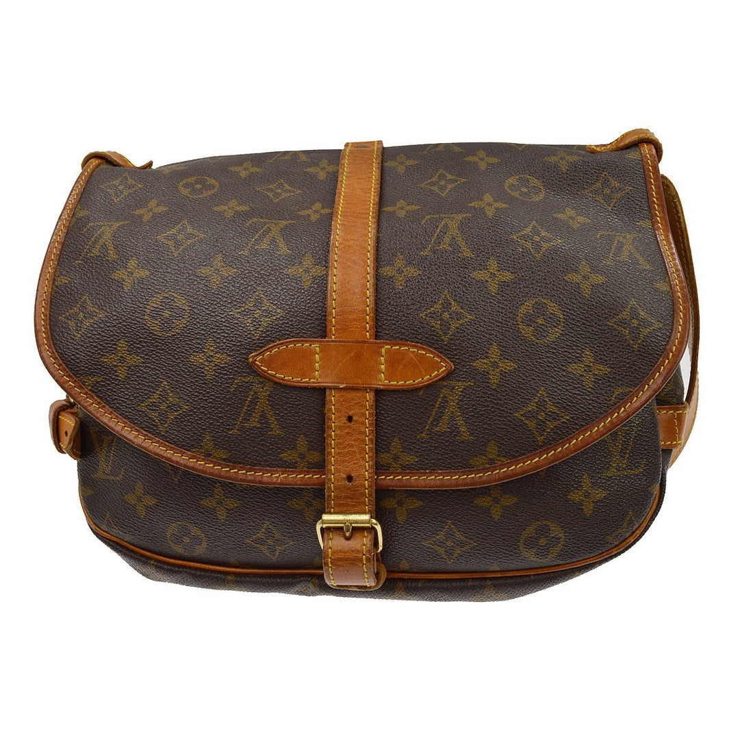 Borsa Louis Vuitton Saumur 30 Vintage in Tela Monogram