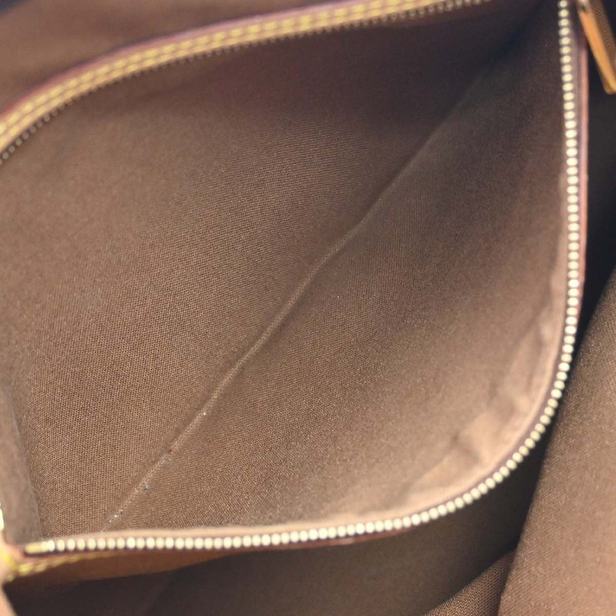 Borsa Louis Vuitton Cabas Mezzo Vintage in Tela Monogram Marrone