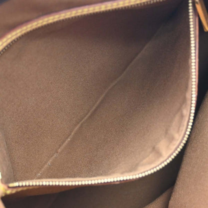 Borsa Louis Vuitton Cabas Mezzo Vintage in Tela Monogram Marrone