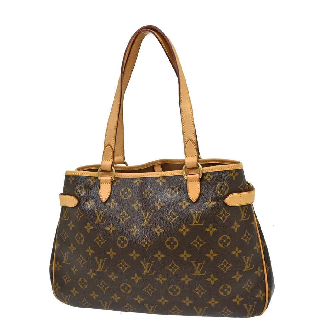 Borsa Louis Vuitton Batignolles Horizontal Tote Bag Vintage in Monogram Canvas, Leather Marrone