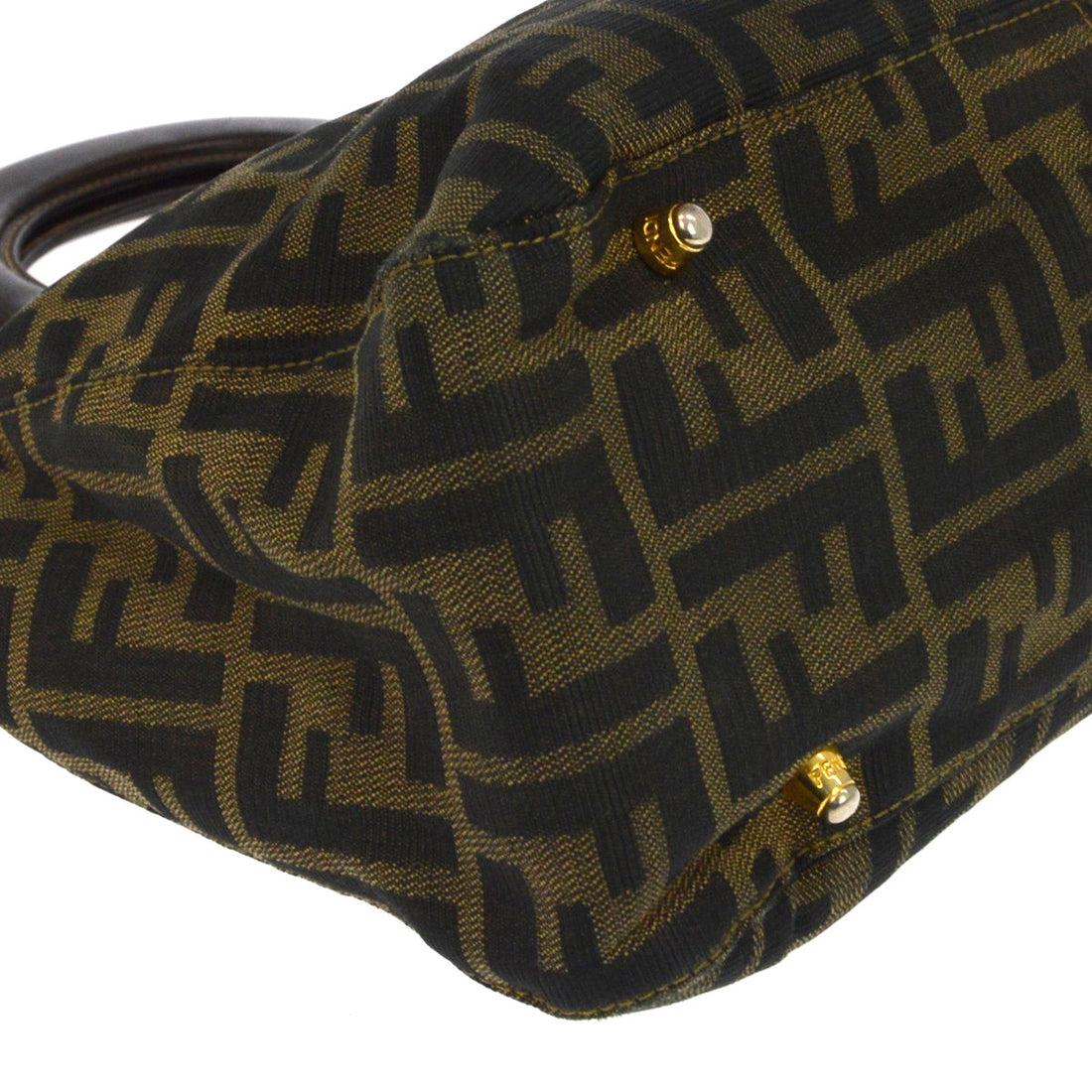 Borsa Fendi Zucca Tote Vintage in Tela Marrone