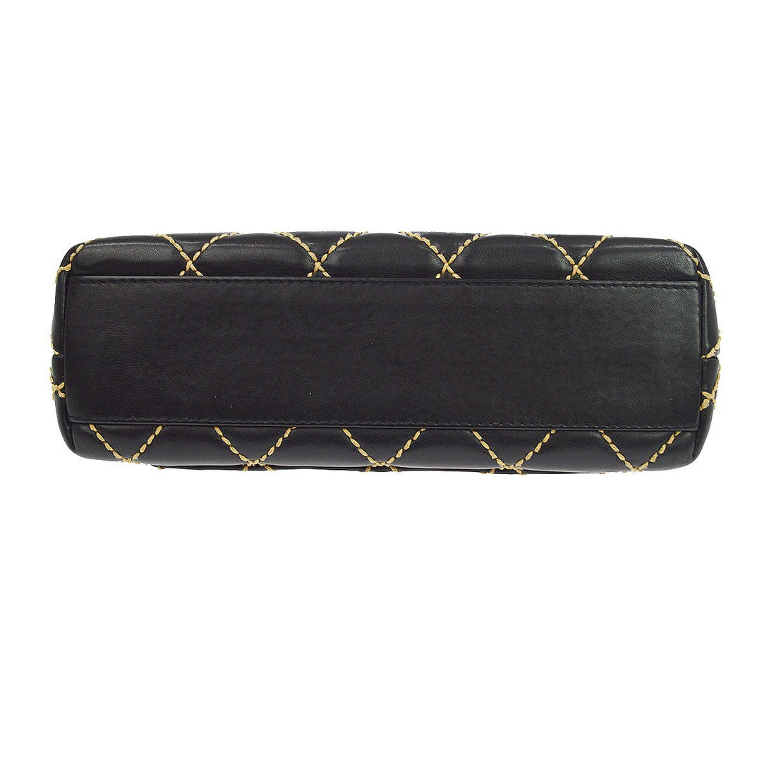 Borsa Chanel Wild Stitch Vintage in Pelle di Vitello Nera