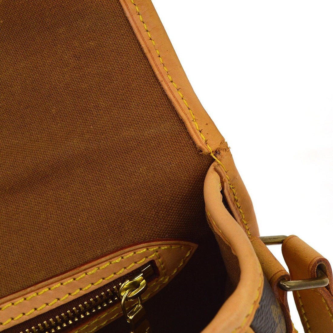 Borsa Louis Vuitton Sologne Vintage in Tela Monogram e Pelle Marrone