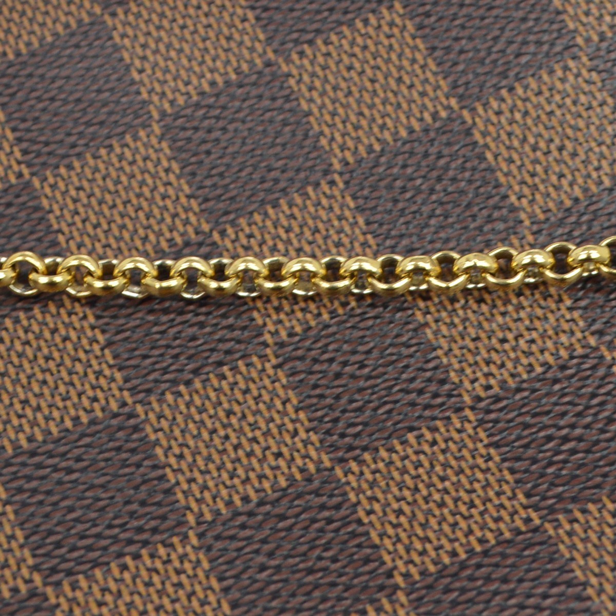 Louis Vuitton Damier Eva 2way Chain Handbag