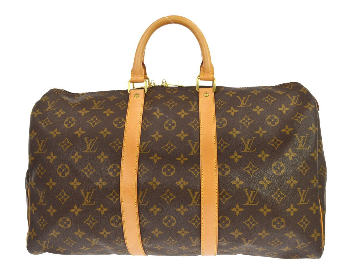 Louis Vuitton Keepall 45 Duffle Handbag Monogram