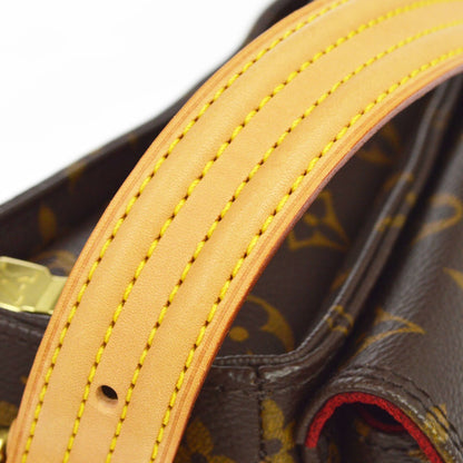 Borsa Louis Vuitton Viva Cité MM Vintage in Tela Monogram Marrone