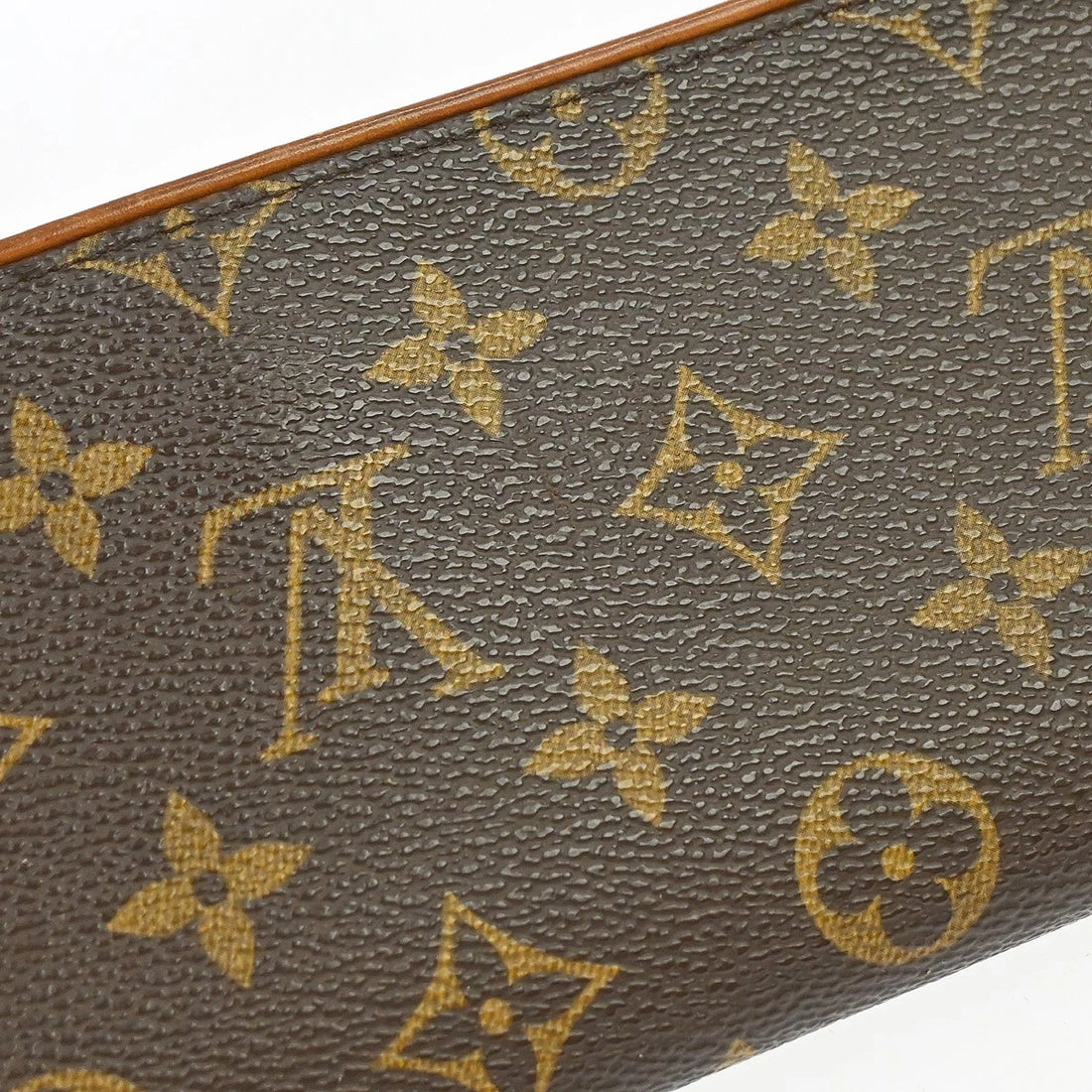 Borsa Louis Vuitton Pochette Twin GM Crossbody Bag Vintage in Monogram Canvas, Leather Marrone