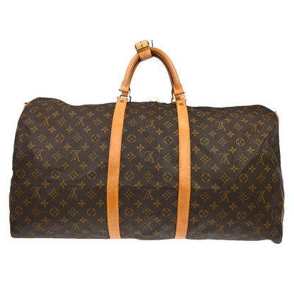 Borsa Louis Vuitton Keepall Bandoulière 60 Vintage in Tela Monogram Marrone