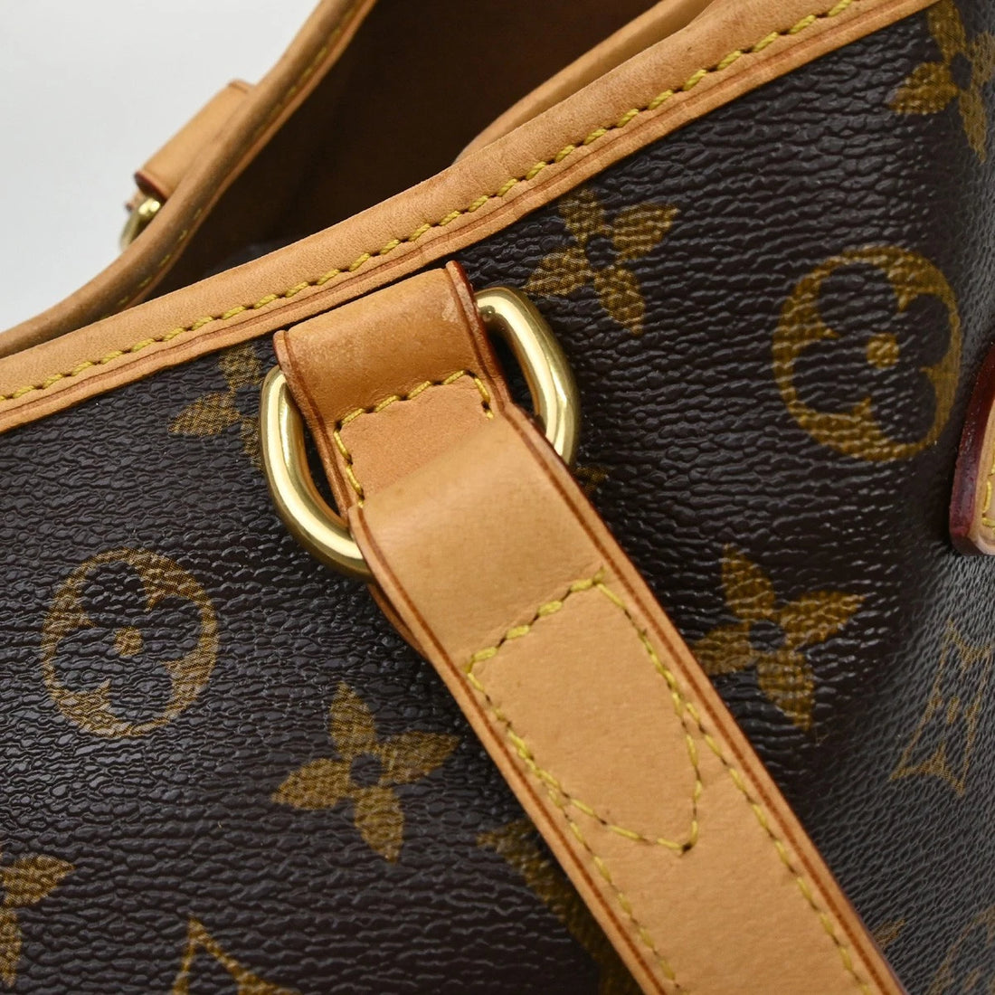 Borsa Louis Vuitton Batignolles Horizontal Tote Bag Vintage in Monogram Canvas, Leather Marrone