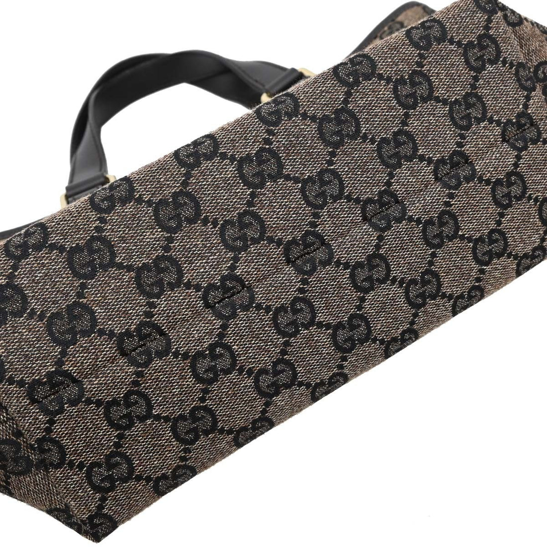 Borsa Gucci GG Tote Vintage in Tela Marrone