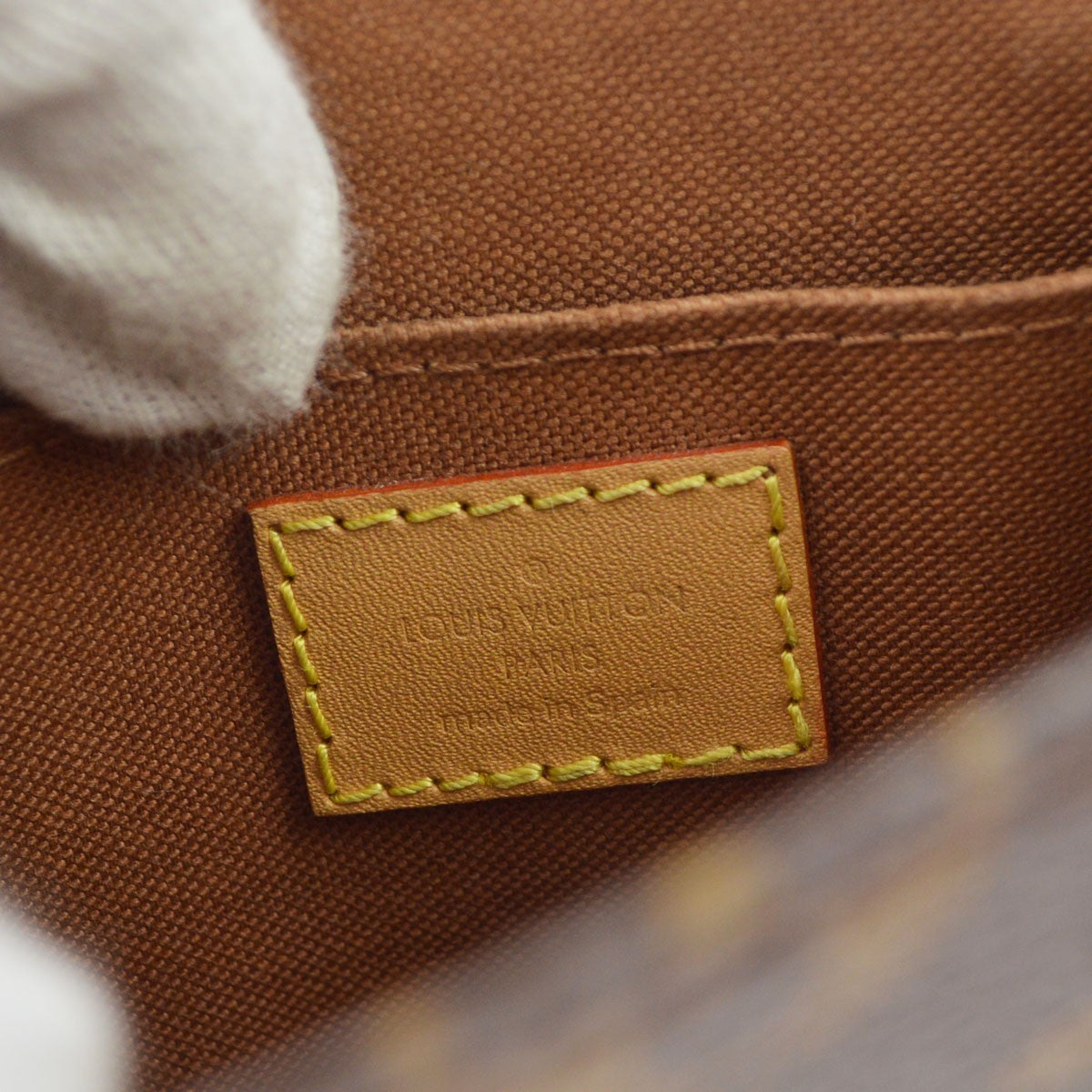 Louis Vuitton Monogram Petit Sac Plat Tote Handbag