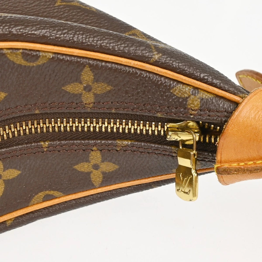 Borsa Louis Vuitton Boulogne 35 Shoulder Bag Vintage in Leather Marrone
