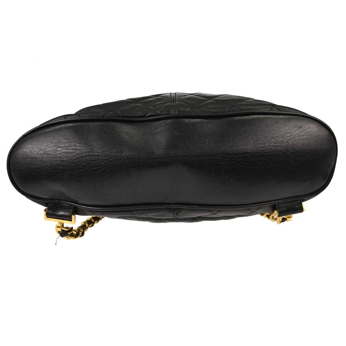 Chanel Circle Lock Backpack Vintage in Pelle di Agnello Nera