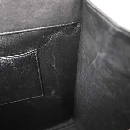 Borsa Chanel Tortoiseshell Vintage in Pelle di Vitello Nera